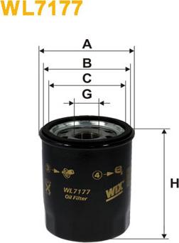 WIX Filters WL7177 - Filtro olio autozon.pro