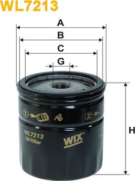 WIX Filters WL7213 - Filtro olio autozon.pro