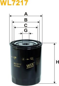 WIX Filters WL7217 - Filtro olio autozon.pro