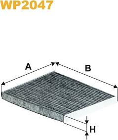 WIX Filters WP2047 - Filtro, Aria abitacolo autozon.pro
