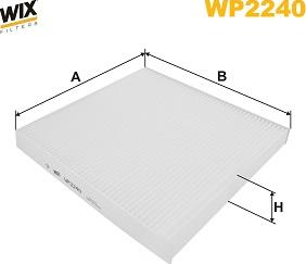 WIX Filters WP2240 - Filtro, Aria abitacolo autozon.pro