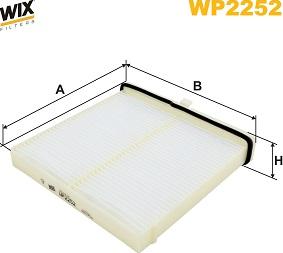 WIX Filters WP2252 - Filtro, Aria abitacolo autozon.pro