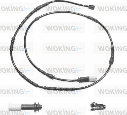 Woking 001132 - Contatto segnalazione, Usura past. freno / mat. d'attrito autozon.pro