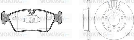 Woking 82843.02 - Kit freno, Freno a disco autozon.pro