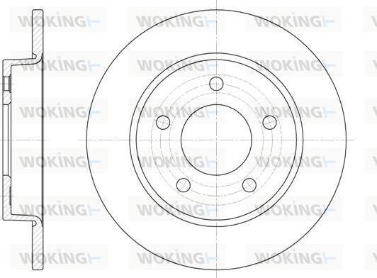 Woking D6906.00 - Discofreno autozon.pro