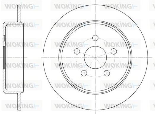 Woking D6901.00 - Discofreno autozon.pro