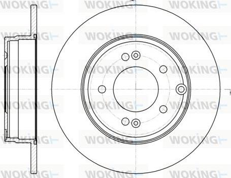 Woking D6989.00 - Discofreno autozon.pro