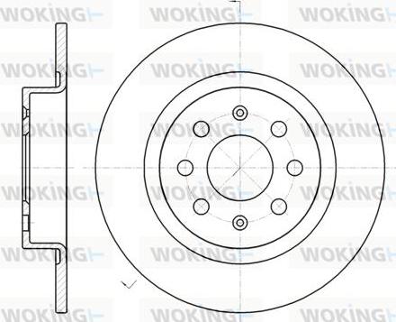 Woking D6983.00 - Discofreno autozon.pro