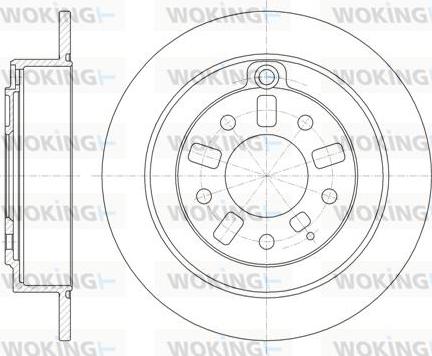 Woking D6923.00 - Discofreno autozon.pro