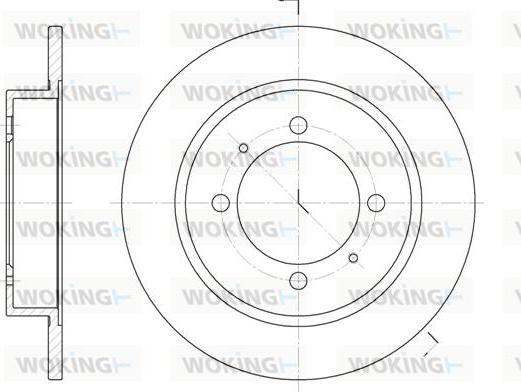 Woking D6447.00 - Discofreno autozon.pro