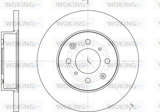 Woking D6451.00 - Discofreno autozon.pro