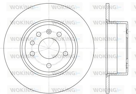 Woking D6487.00 - Discofreno autozon.pro