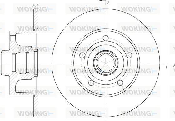 Woking D6431.00 - Discofreno autozon.pro