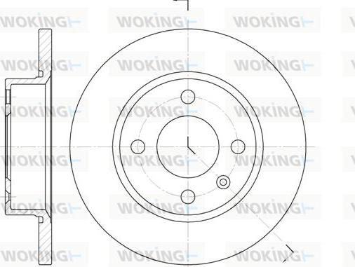 Woking D6425.00 - Discofreno autozon.pro