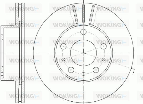 Woking D6476.10 - Discofreno autozon.pro