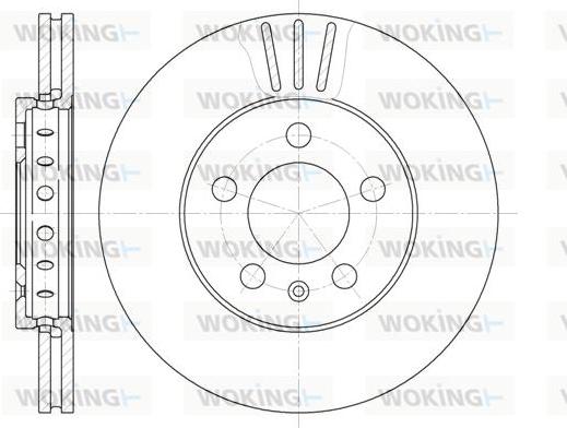 Woking D6545.10 - Discofreno autozon.pro