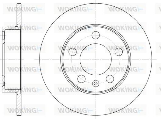 Woking D6547.00 - Discofreno autozon.pro