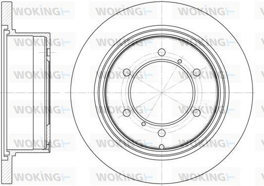 Woking D6552.00 - Discofreno autozon.pro