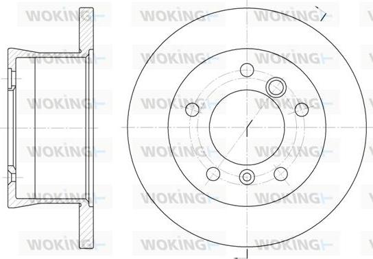 Woking D6566.00 - Discofreno autozon.pro