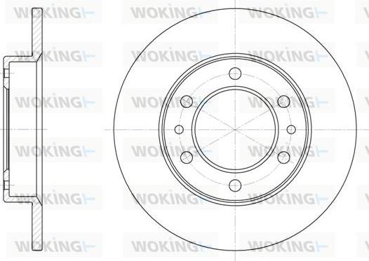 Woking D6505.00 - Discofreno autozon.pro