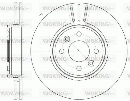 Woking D6583.10 - Discofreno autozon.pro