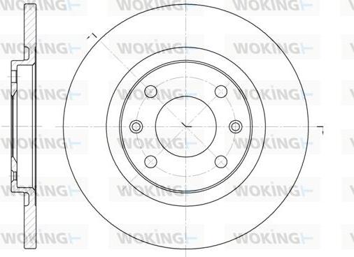 Woking D6536.00 - Discofreno autozon.pro