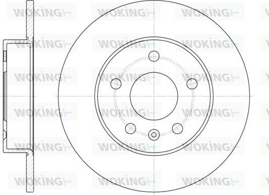 Woking D6578.00 - Discofreno autozon.pro