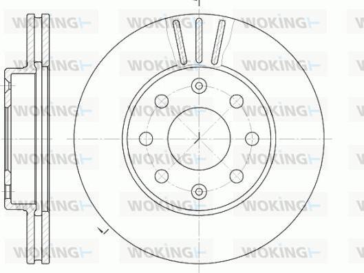 Woking D6655.10 - Discofreno autozon.pro