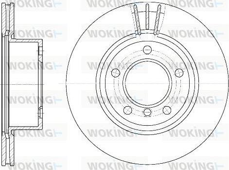 Woking D6652.10 - Discofreno autozon.pro