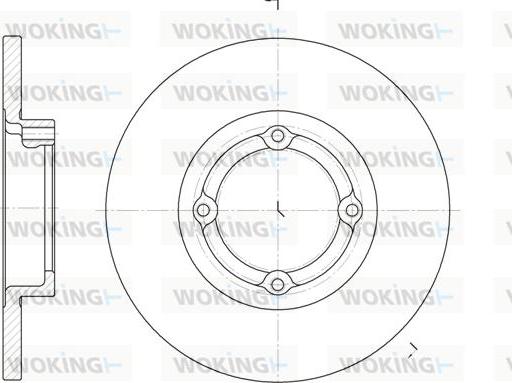 Woking D6606.00 - Discofreno autozon.pro