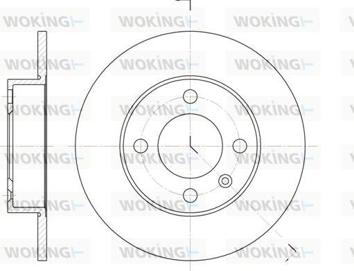 Woking D6616.00 - Discofreno autozon.pro