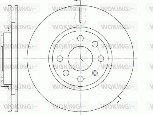 Woking D6611.10 - Discofreno autozon.pro