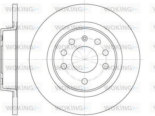 Woking D6688.00 - Discofreno autozon.pro