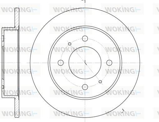 Woking D6627.00 - Discofreno autozon.pro