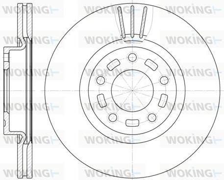 Woking D6672.10 - Discofreno autozon.pro