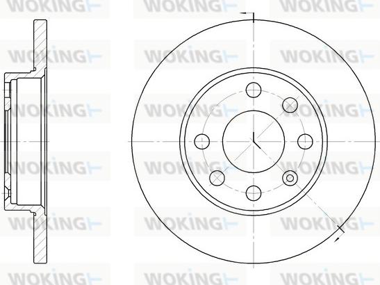 Woking D6059.00 - Discofreno autozon.pro