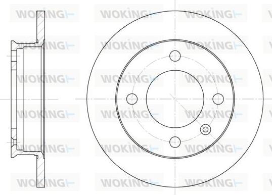 Woking D6019.00 - Discofreno autozon.pro