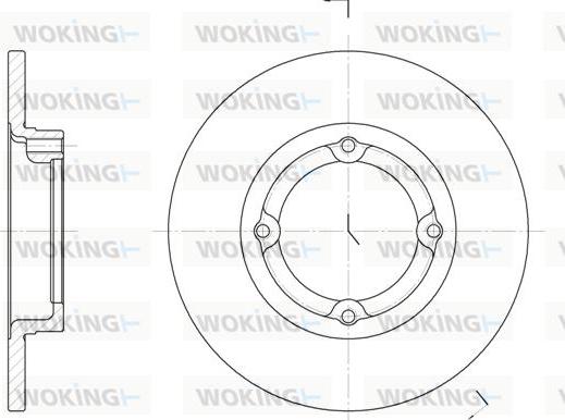 Woking D6014.00 - Discofreno autozon.pro