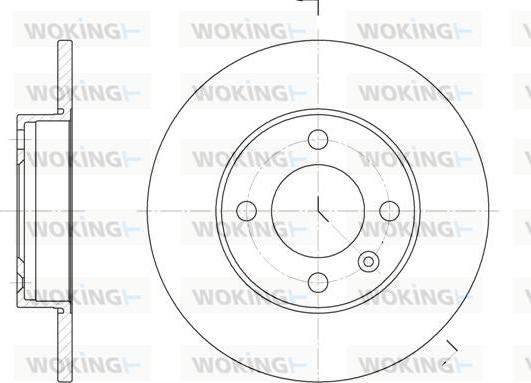 Woking D6086.00 - Discofreno autozon.pro