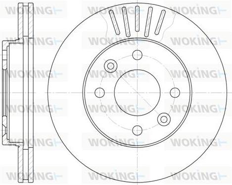 Woking D6080.10 - Discofreno autozon.pro