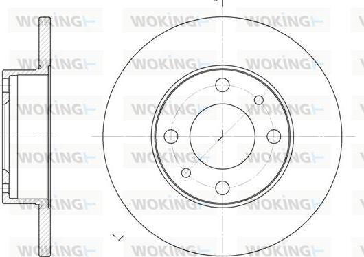 Woking D6030.00 - Discofreno autozon.pro