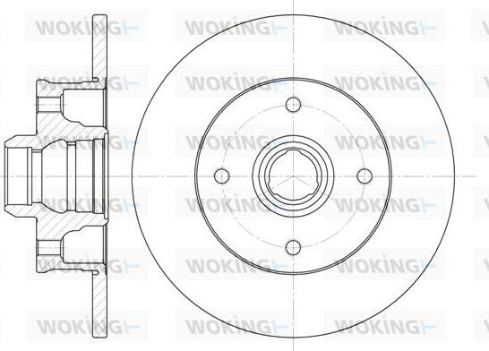 Woking D6024.00 - Discofreno autozon.pro