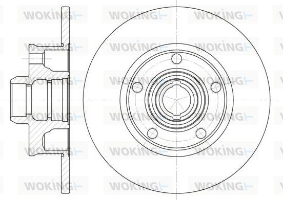 Woking D6025.00 - Discofreno autozon.pro