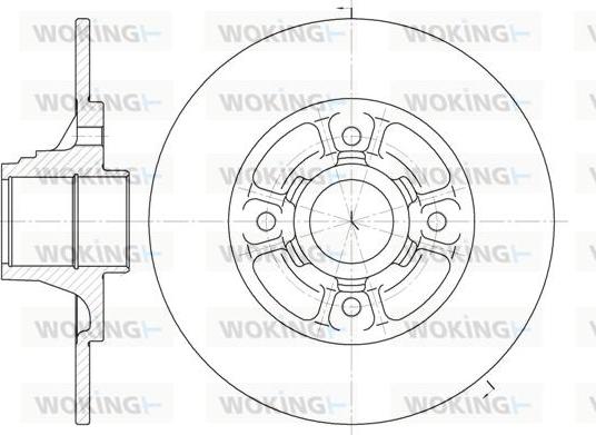 Woking D6073.00 - Discofreno autozon.pro