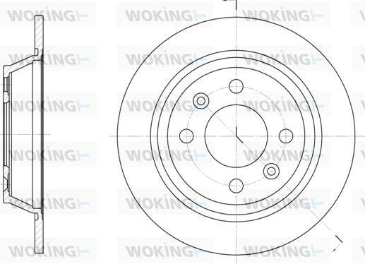 Woking D6195.00 - Discofreno autozon.pro