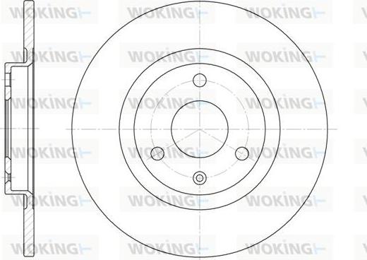 Woking D6190.00 - Discofreno autozon.pro