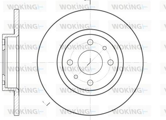 Woking D6191.00 - Discofreno autozon.pro