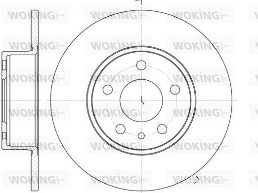 Woking D6149.00 - Discofreno autozon.pro