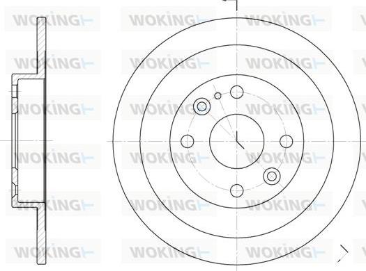 Woking D6148.00 - Discofreno autozon.pro