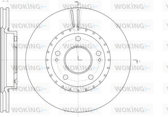 Woking D61434.10 - Discofreno autozon.pro